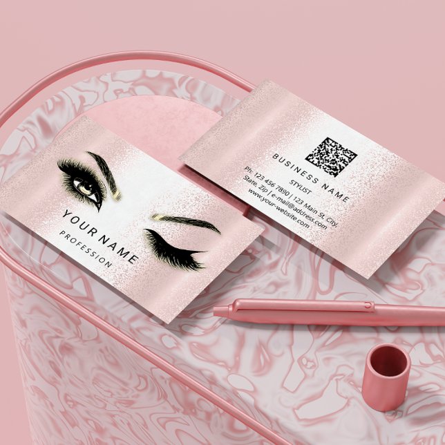 Tarjeta De Visita Microcuchilla de cuerdas de ojo. Logo de CÓDIGO QR (Subido por el creador)