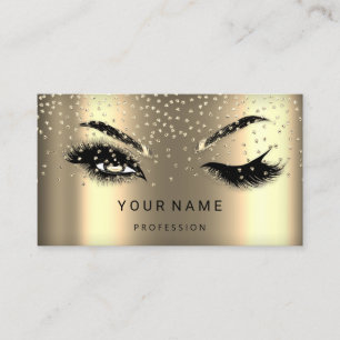 Tarjeta De Visita Microcuchilla de las Brows de Eyelash. QR CODE Log