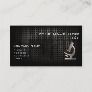 Tarjeta De Visita Microscopio Guay