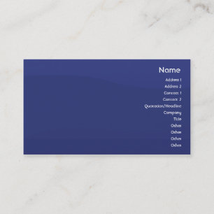 Tarjeta De Visita Midnightwave - negocio