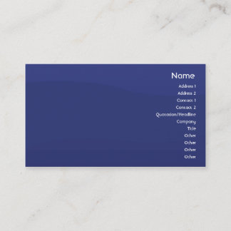 Tarjeta De Visita Midnightwave - negocio