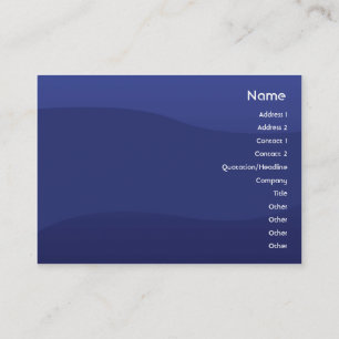 Tarjeta De Visita Midnightwave - rechoncho