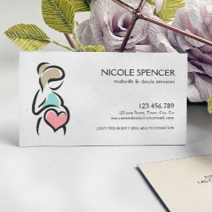 Tarjeta De Visita Midwife Doula Birth Coach Lactation Consultor
