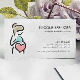 Tarjeta De Visita Midwife Doula Birth Coach Lactation Consultor