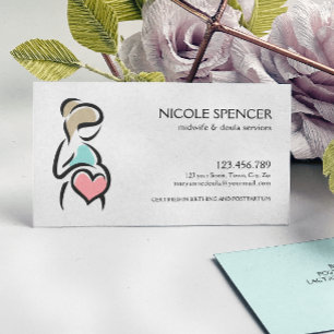 Tarjeta De Visita Midwife Doula Birth Coach Lactation Consultor