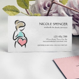 Tarjeta De Visita Midwife Doula Birth Coach Lactation Consultor