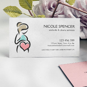 Tarjeta De Visita Midwife Doula Birth Coach Lactation Consultor