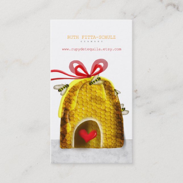 Tarjeta De Visita Miel (Anverso)