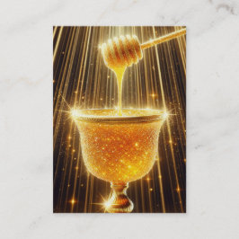 Tarjeta De Visita Miel de cristal | Salmo 19:9-11 KJV Card Box