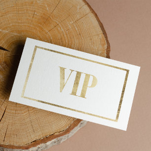 Tarjeta De Visita Miembro moderno y lujoso del club VIP de oro blanc