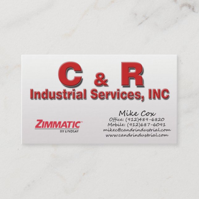 Tarjeta De Visita Mike $cox (Anverso)