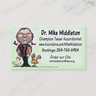 Tarjeta De Visita Mike y la música de Middletones