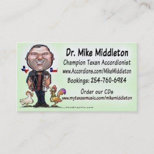 Tarjeta De Visita Mike y la música de Middletones