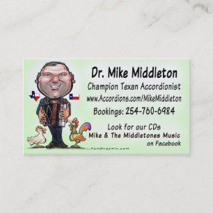 Tarjeta De Visita Mike y la música de Middletones