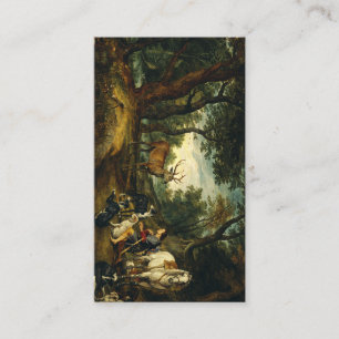 Tarjeta De Visita Milagro de San Huberto por Peter Paul Rubens