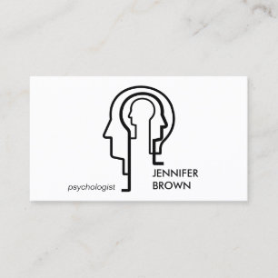 Tarjeta De Visita Mind Science Human Head