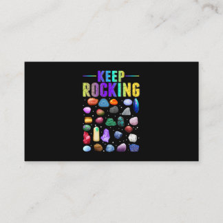 Tarjeta De Visita Mineral Rock Collecting Geologist Geology