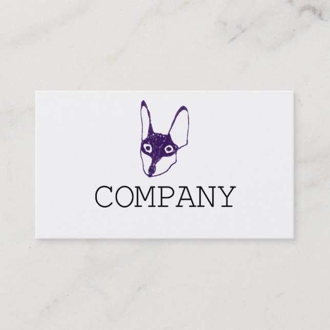Tarjeta De Visita miniature pinscher (Anverso)