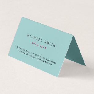 Tarjeta de visita mínima simple y moderna de Arqui