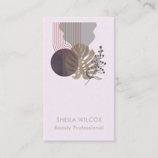 Tarjeta De Visita Minimal Beauty Business Card | Abstract Botanical