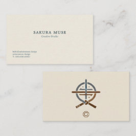Tarjeta De Visita Minimal Japanese Business Card 