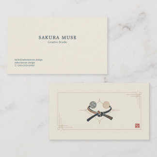 Tarjeta De Visita Minimal Japanese Business Card
