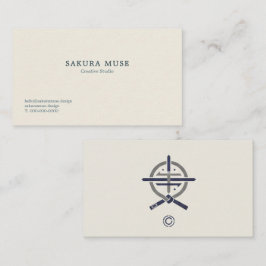 Tarjeta De Visita Minimal Japanese Business Card 