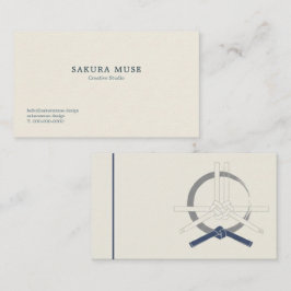 Tarjeta De Visita Minimal Japanese Business Card 