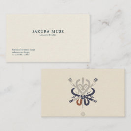 Tarjeta De Visita Minimal Japanese Business Card 