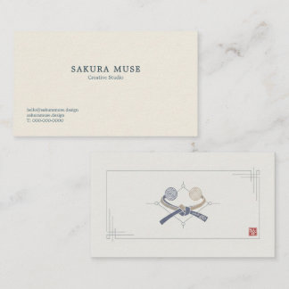 Tarjeta De Visita Minimal Japanese Business Card