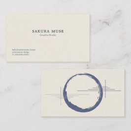 Tarjeta De Visita Minimal Japanese Business Card 