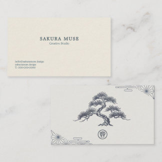 Tarjeta De Visita Minimal Japanese Business Card