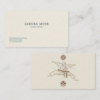 Tarjeta De Visita Minimal Japanese Business Card