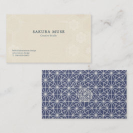 Tarjeta De Visita Minimal Japanese Kamon Business Card – Modern 