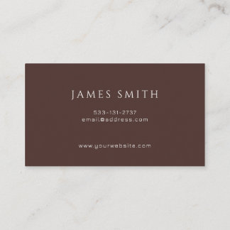 Tarjeta De Visita Minimal Modern Creative Director Business Card