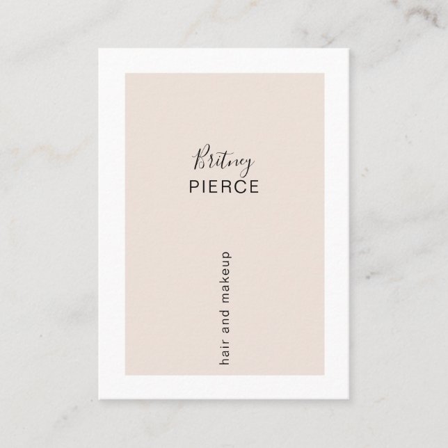 Tarjeta De Visita Minimal Modern Visitenkarte (Anverso)