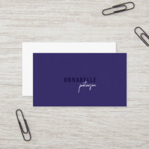 Minimal moderno profesional azul blanco simple
