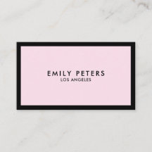 Minimal Professional Luxury Black Pink