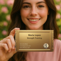 Minimal Professional Shining Gold Strength Trainer