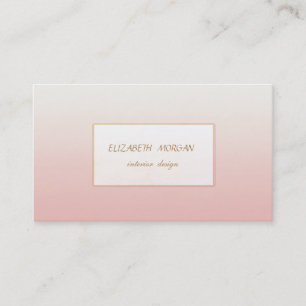 Tarjeta De Visita Minimalismo elegante moderno