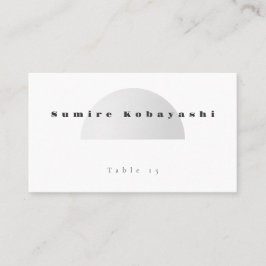 Tarjeta De Visita Minimalist Arch Wedding Place Card