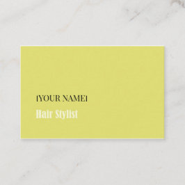 Tarjeta De Visita Minimalist Business Card for Hair Stylist