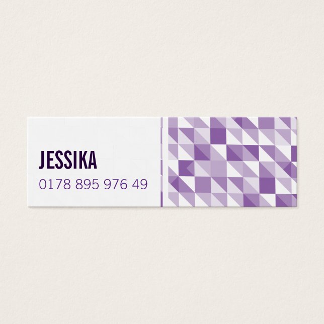 Tarjeta de visita minimalista (Frente)