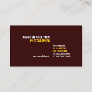 Tarjeta De Visita Minimalista