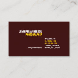 Tarjeta De Visita Minimalista