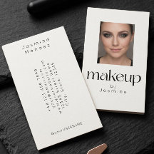 Minimalista Artista de Maquillaje Fotográfico Eleg