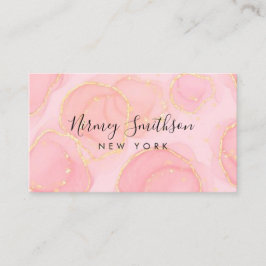 Tarjeta de visita minimalista con encanto y de mar