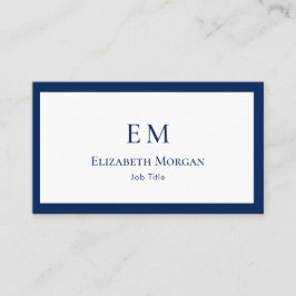 Tarjeta de visita minimalista de lujo moderna en m