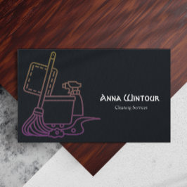 Tarjeta de visita Minimalista de Qr Code Servicios