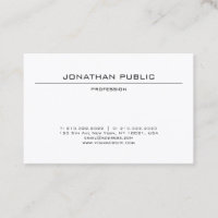 Minimalista diseño elegante estilo moderno